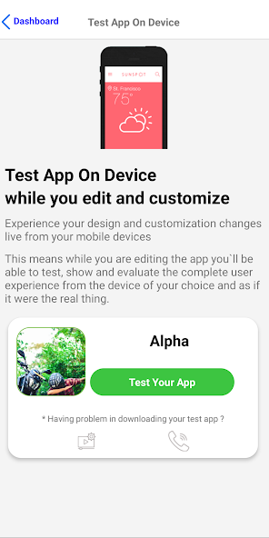 screenshot of Appy Pie